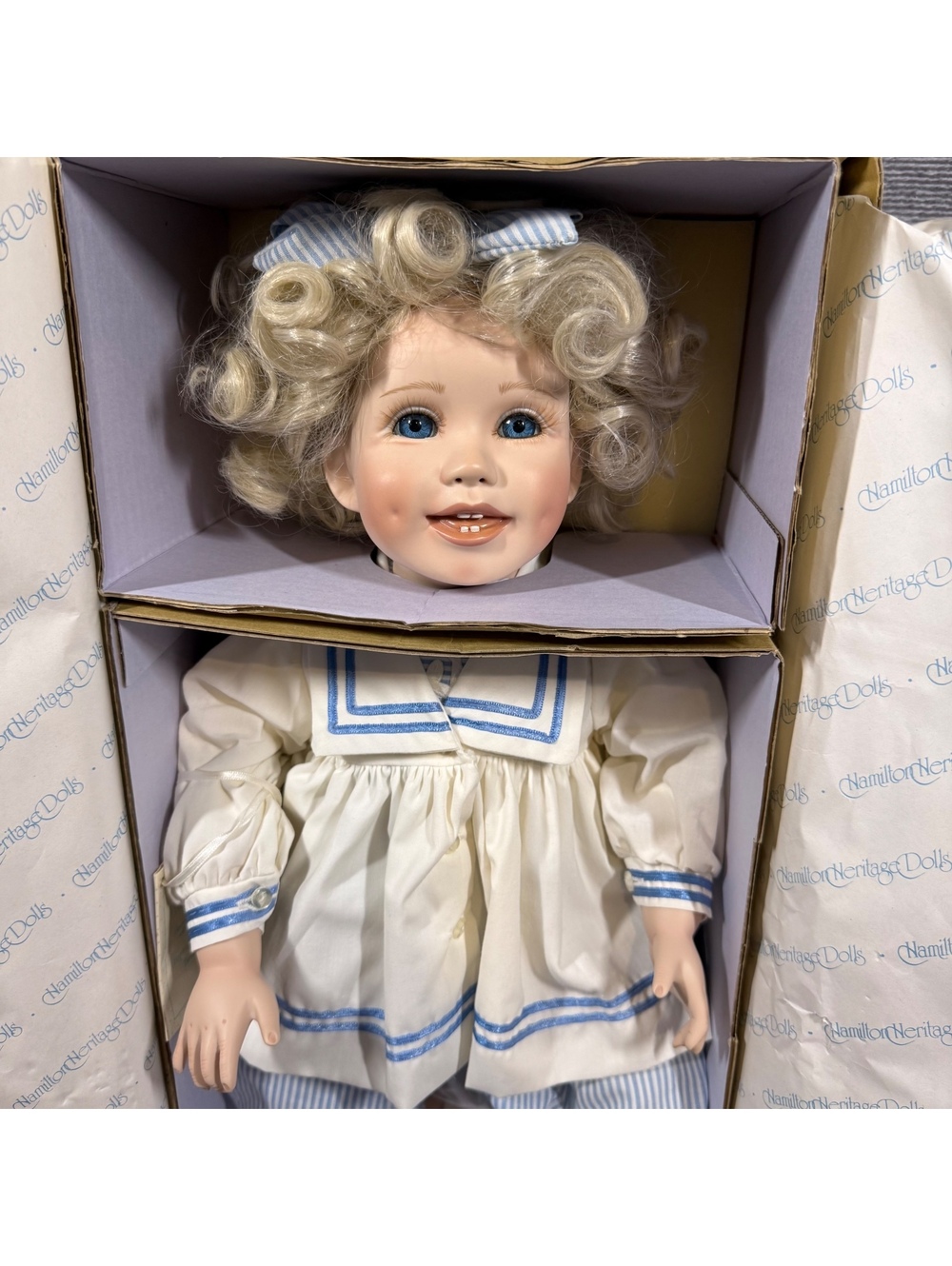 Vintage 1991 Hamilton Heritage Doll "Michelle" by Virginia Turner - New In Box